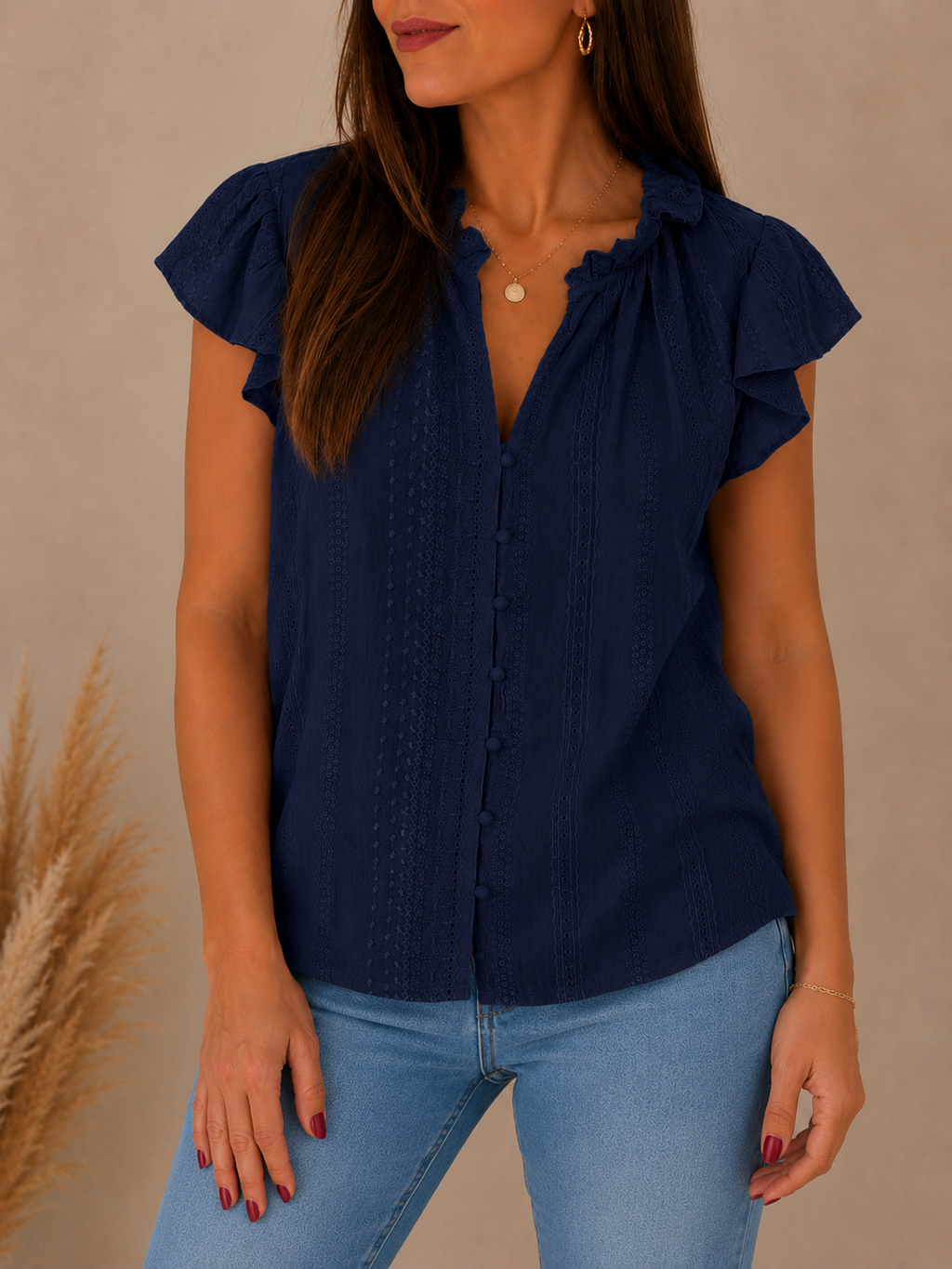 Blouse Élina Marine