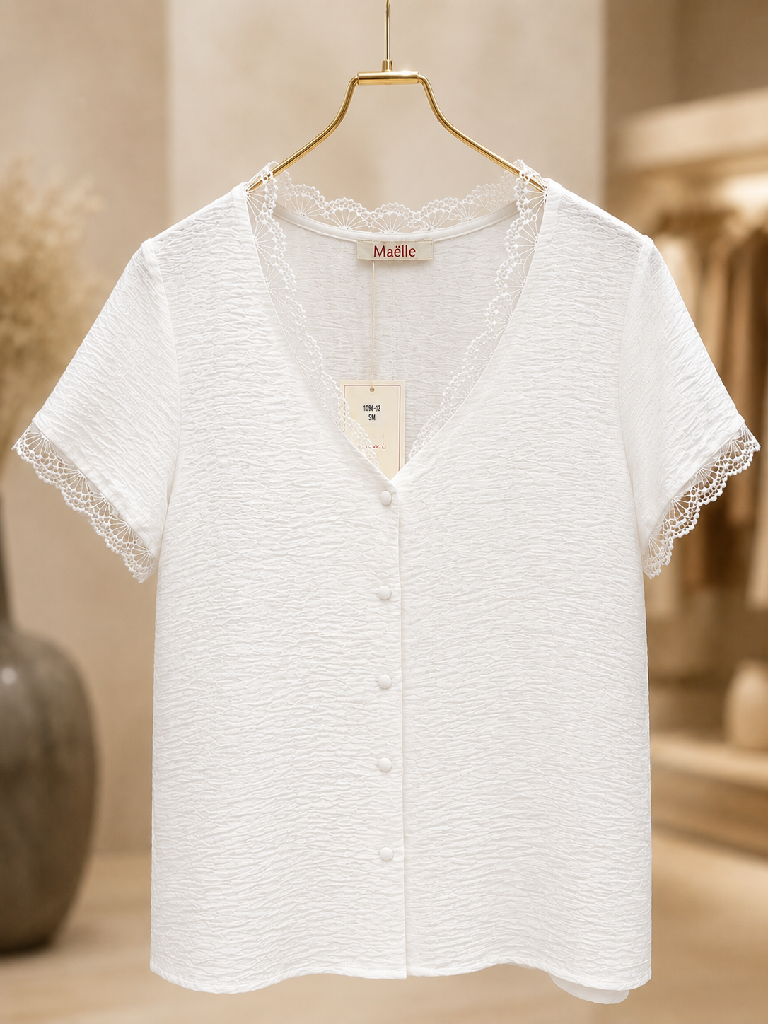 Blouse CAMÉLIA – Blanche
