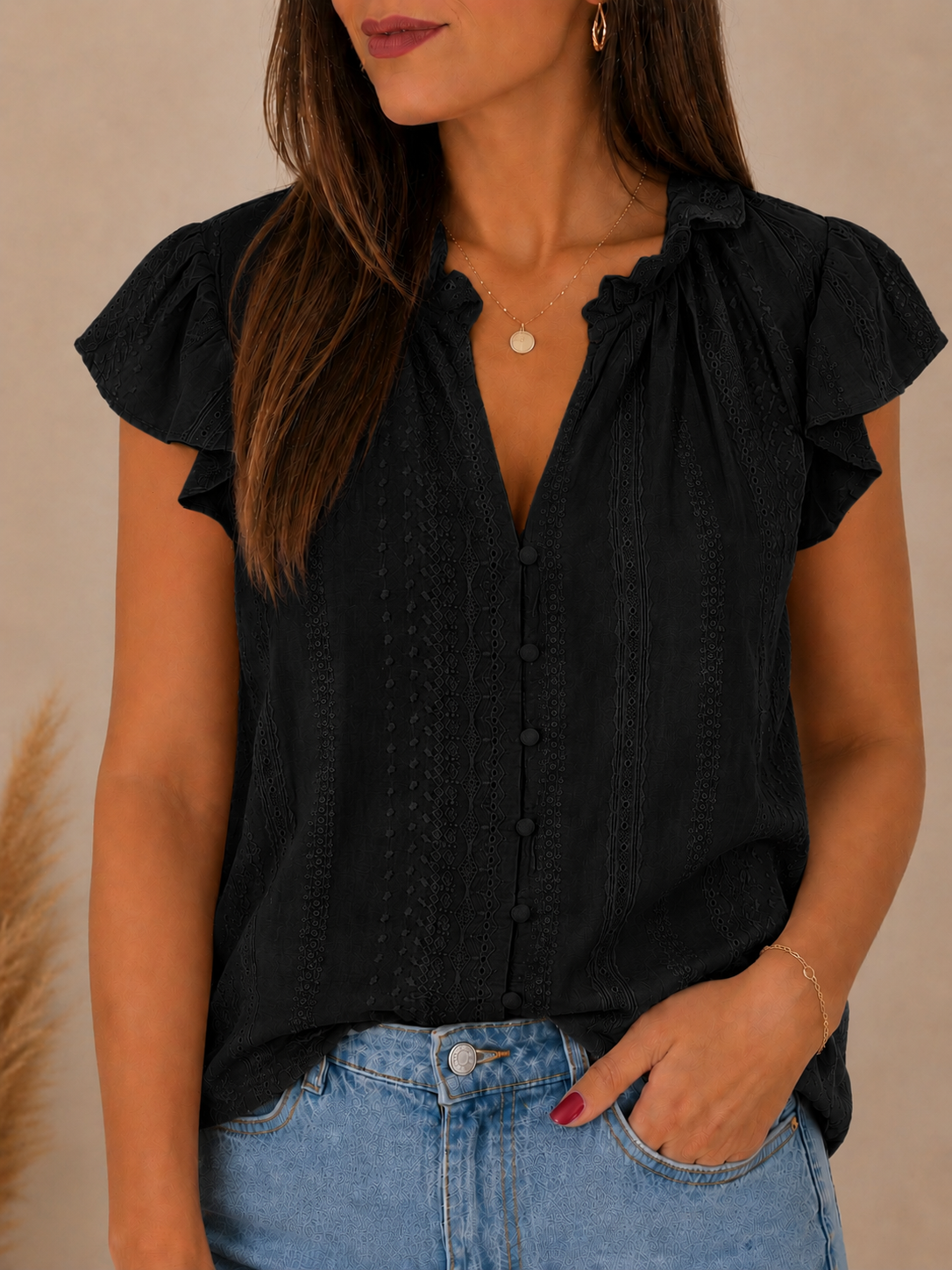 Blouse Élina Noire