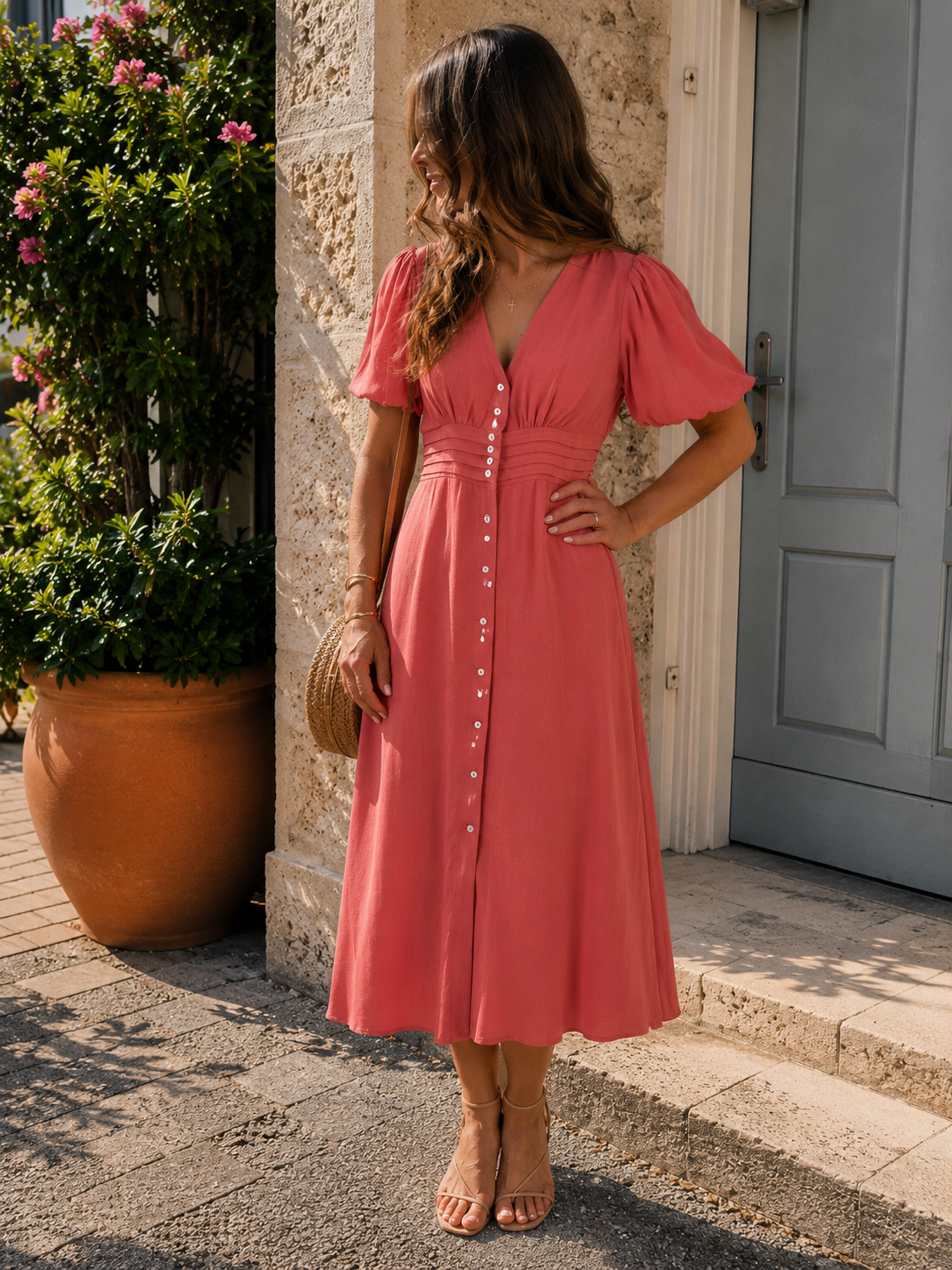 Robe Amélia Terracotta
