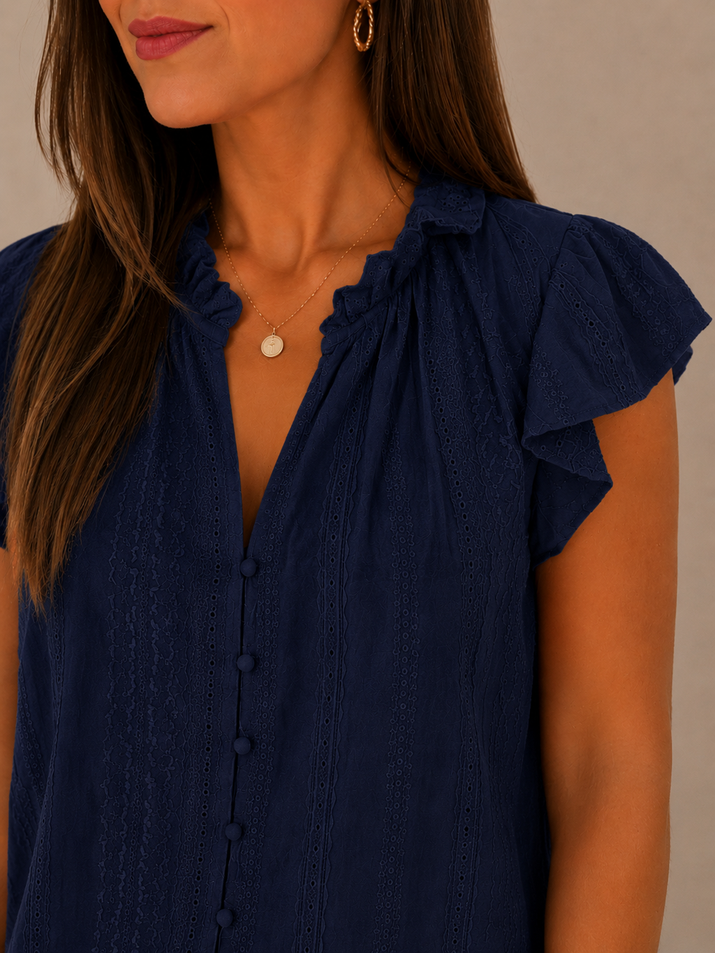 Blouse Élina Marine