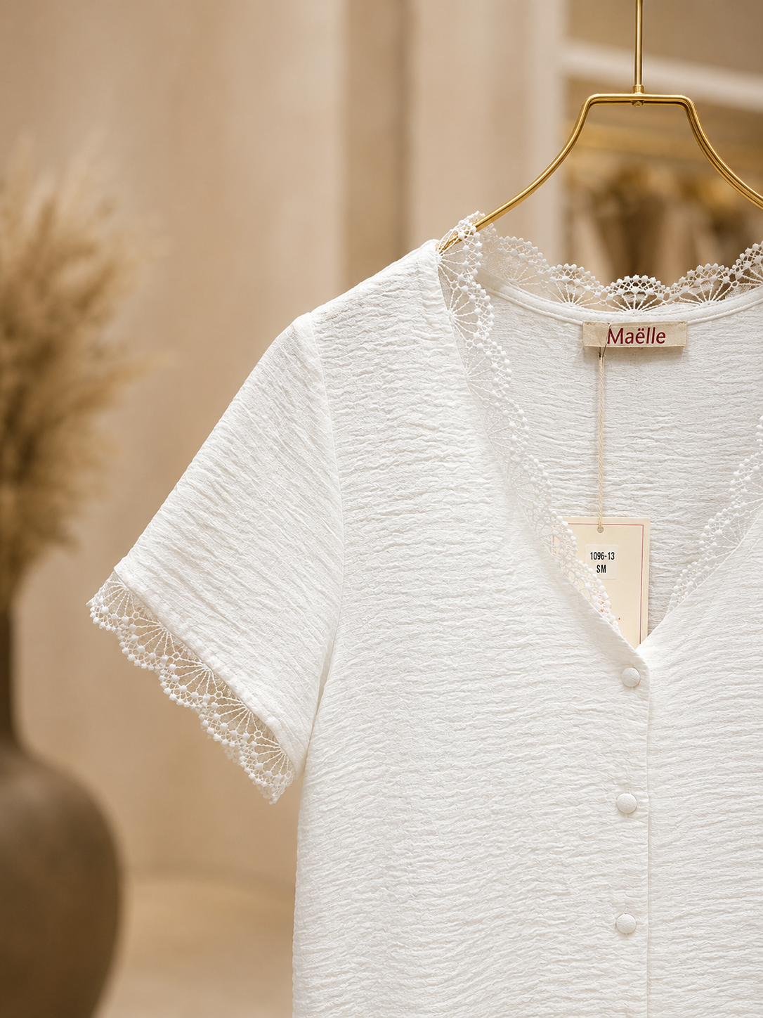 Blouse CAMÉLIA – Blanche