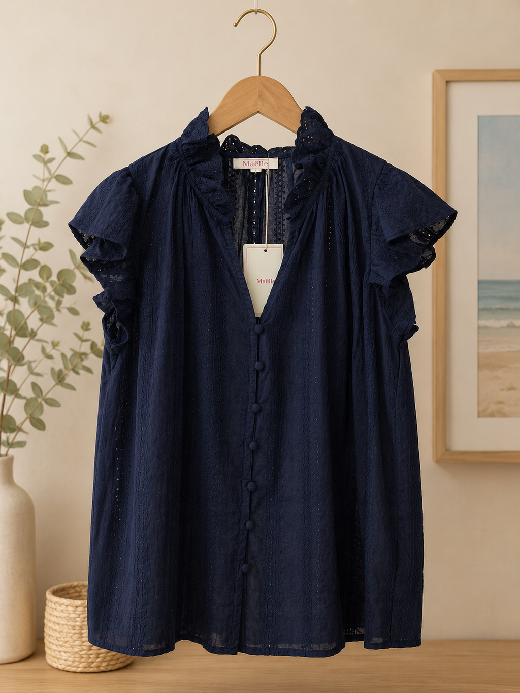 Blouse Élina Marine