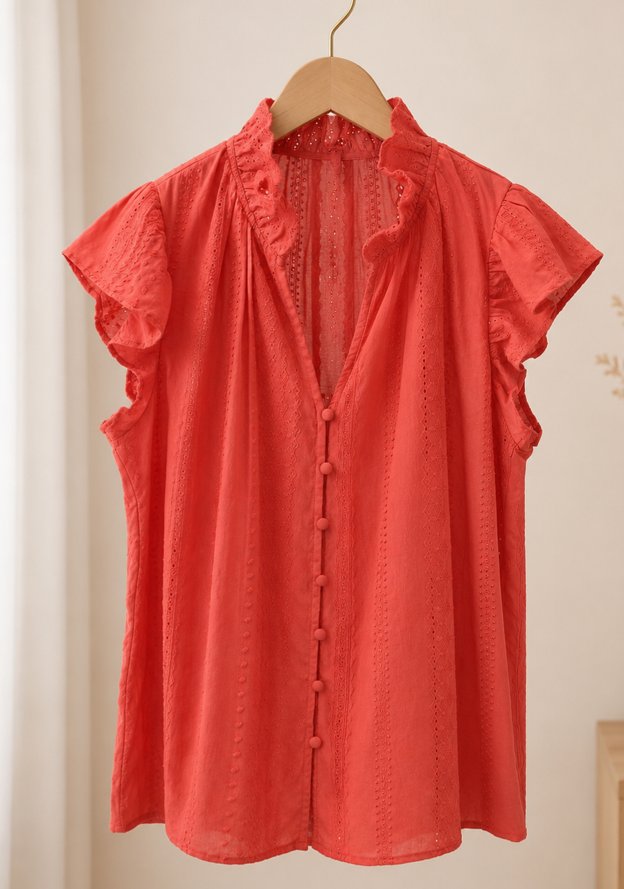 Blouse Élina Corail