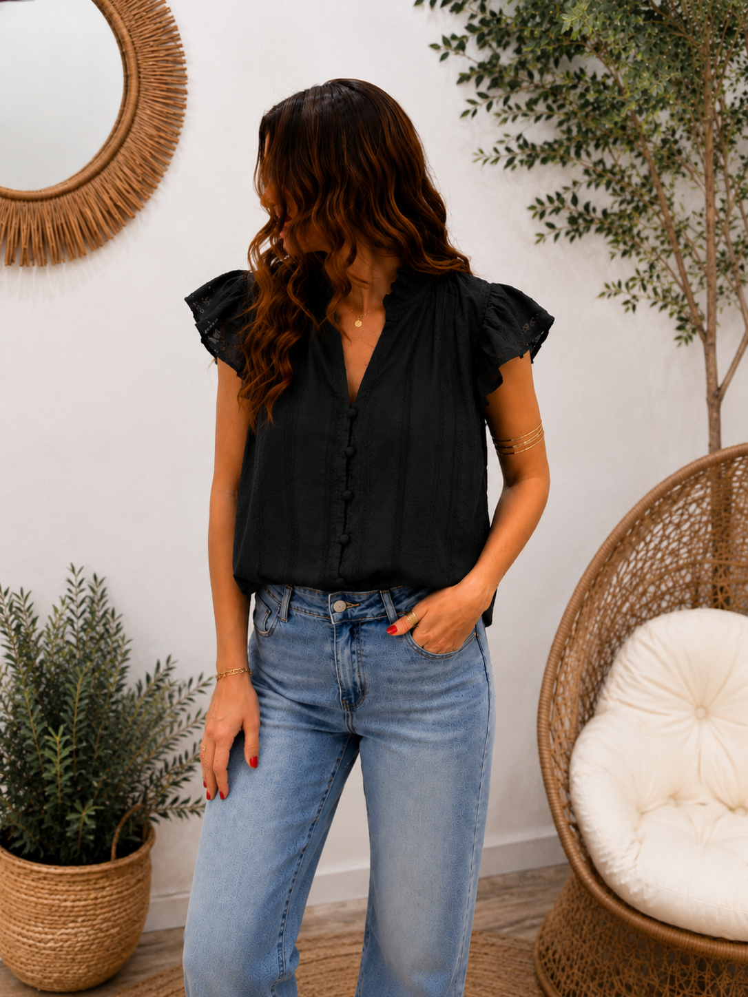 Blouse Élina Noire