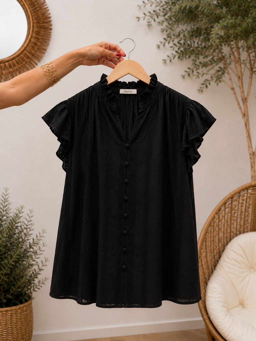 Blouse Élina Noire
