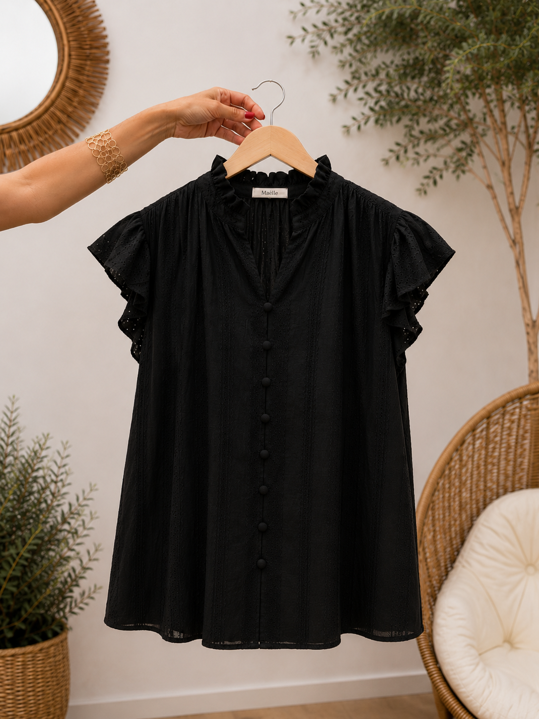 Blouse Élina Noire