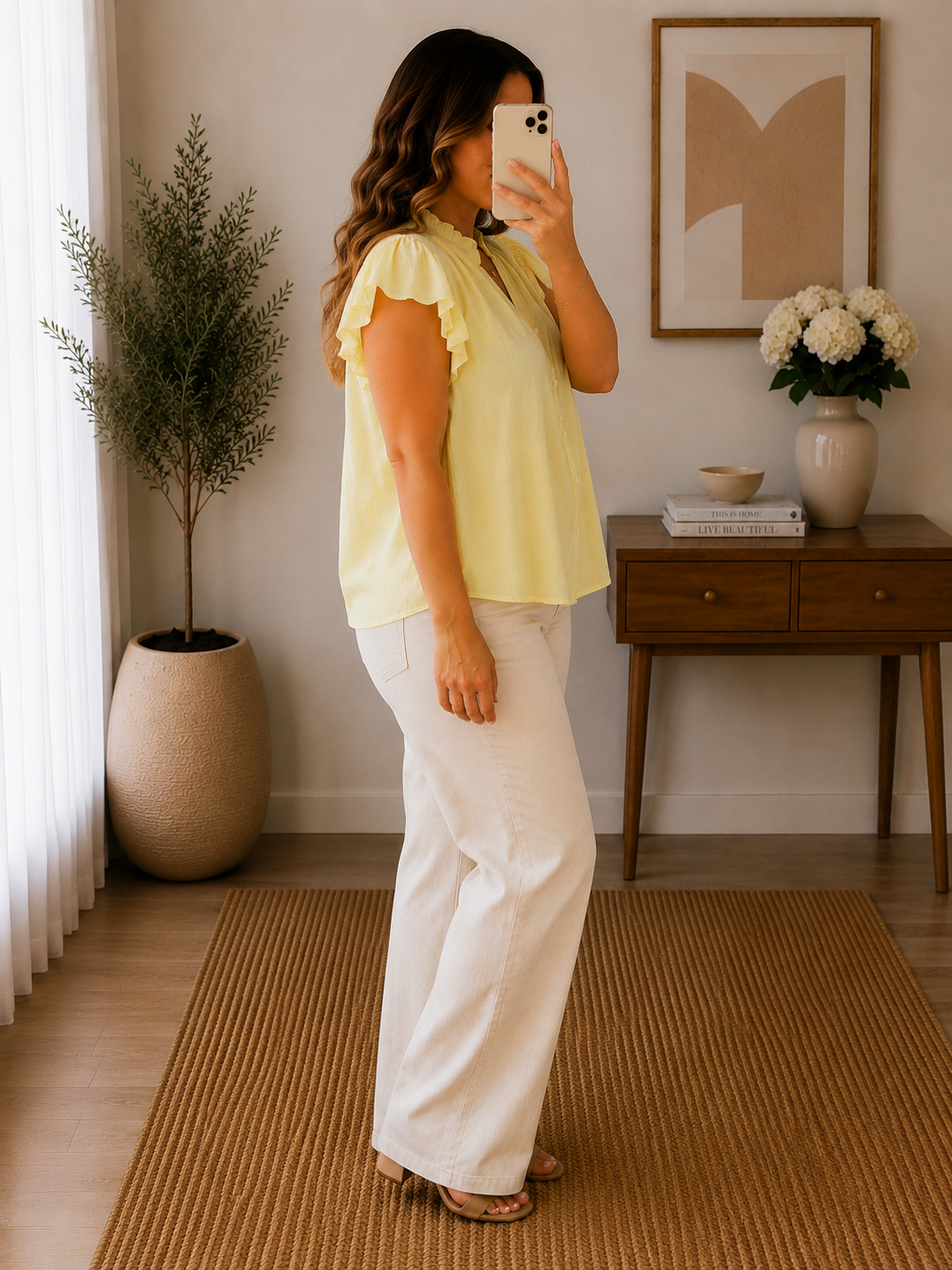 Blouse Romy Jaune Pastel 🌼