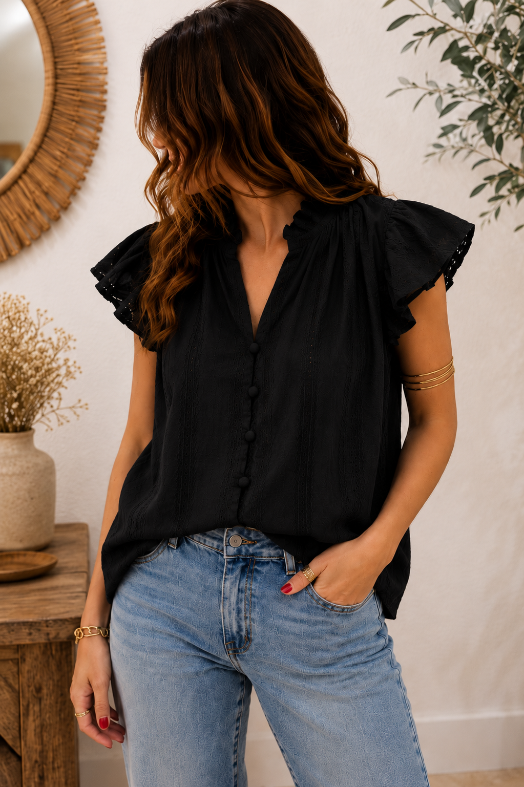 Blouse Élina Noire
